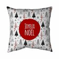 Begin Home Decor 20 x 20 in. Merry Christmas-Fr-Double Sided Print Indoor Pillow 5541-2020-HO18